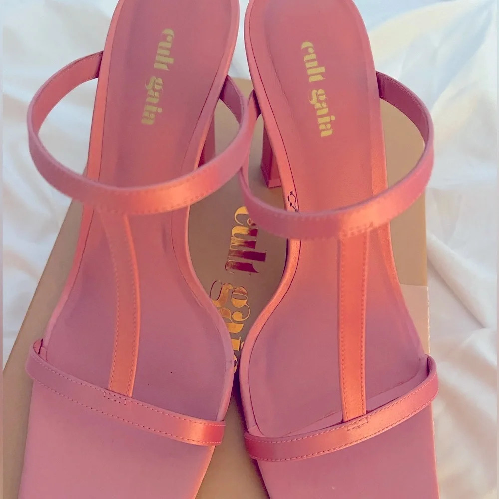 Cult Gaia Piper Grosgrain Mules